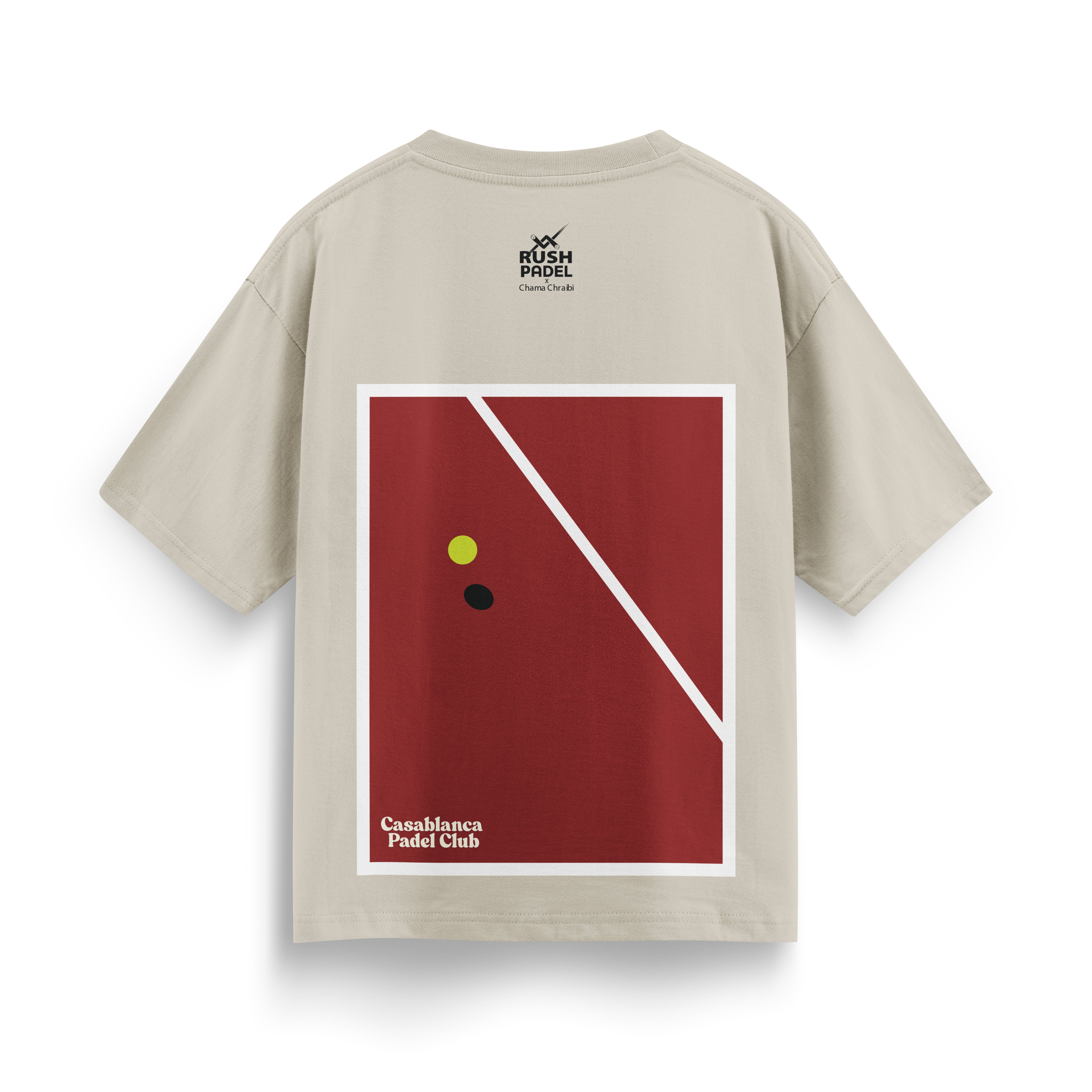 “The RedField ” Tee – Oversized OFF-WHITE